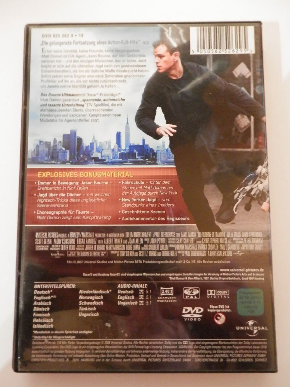 Alle DVDs: Das Bourne Ultimatum mit Matt Damon – Neu (gemäss Beschreibung) aus Weiach von weiach82 1