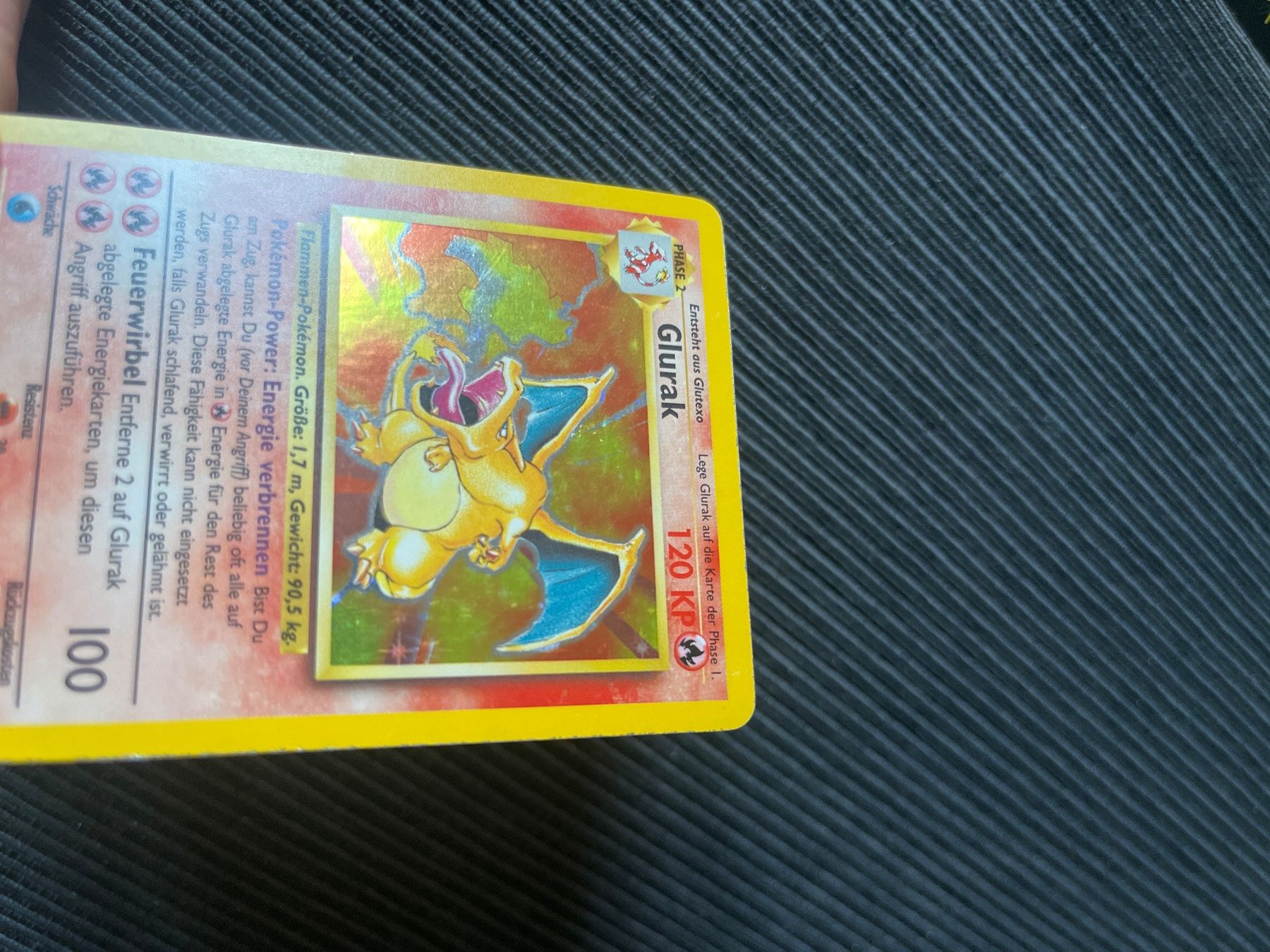 Pokémon Carte collezionabili: Pokemon Glurak holo Base Set deutsch – Usato da Wabern venduto da Collectfun 2