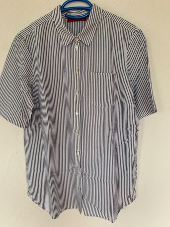 Bluse blau-weiss gestreift, s.Oliver, Grösse 38