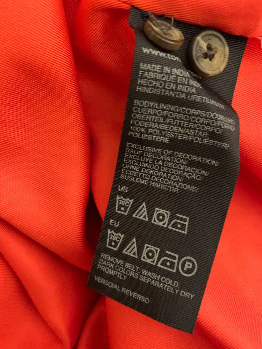 Tommy Hilfiger Vestiti: Wunderschönes Hilfiger Hemdkleid, Orange, Grösse S – Usato da Rosshäusern venduto da MiJoDoOl 6