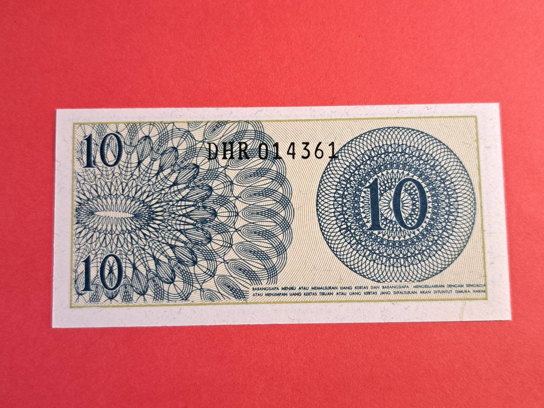 Banconote: INDONESIEN - 1 & 5 & 10 Sen 1964 UNC – Nuovo (secondo la descrizione) da Wichtrach venduto da LuckyLuke69 6