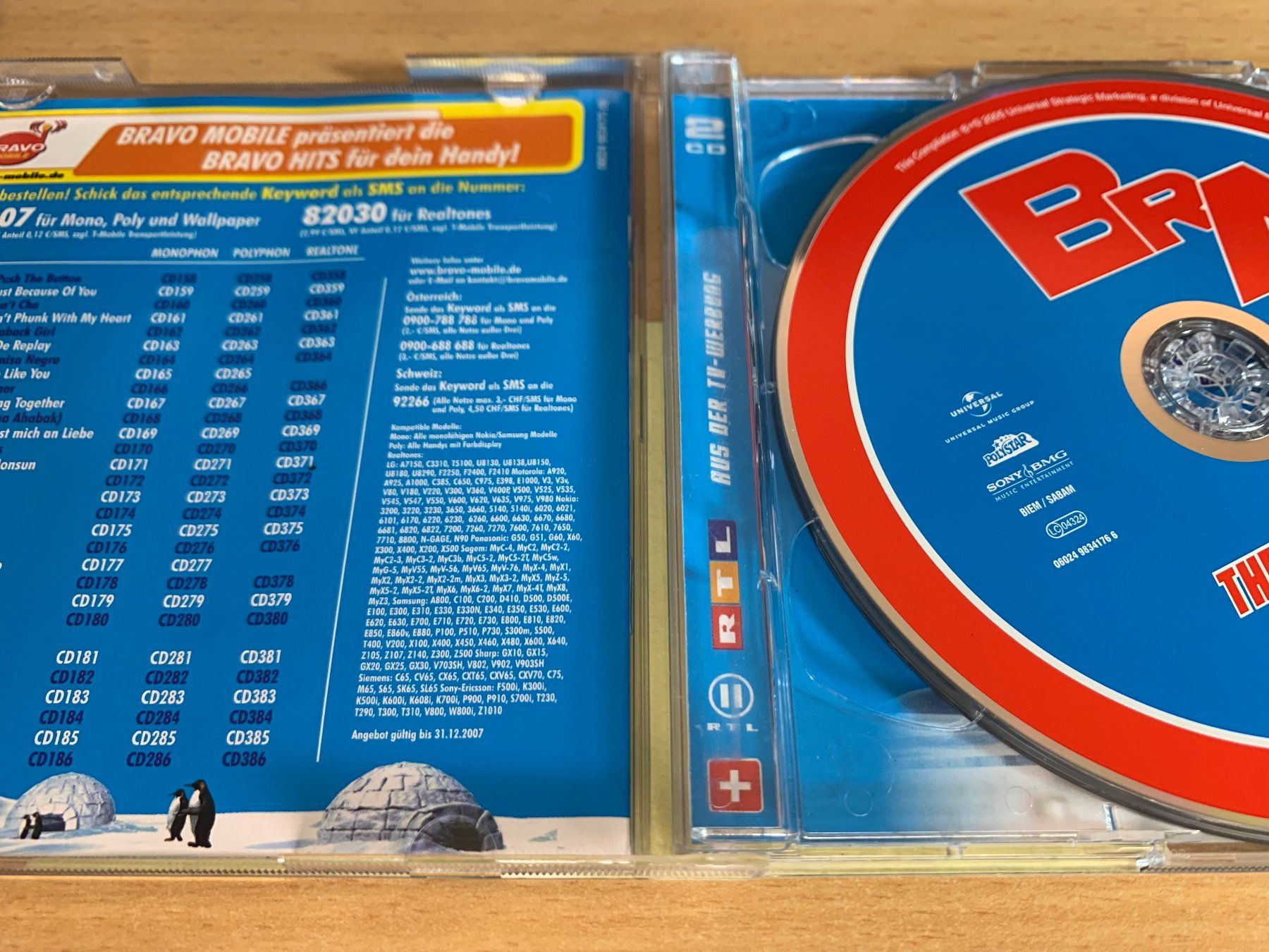 CD: Bravo Hits 2005 - 2 CD – Usato da Rikon im Tösstal venduto da Alpenmutz 2