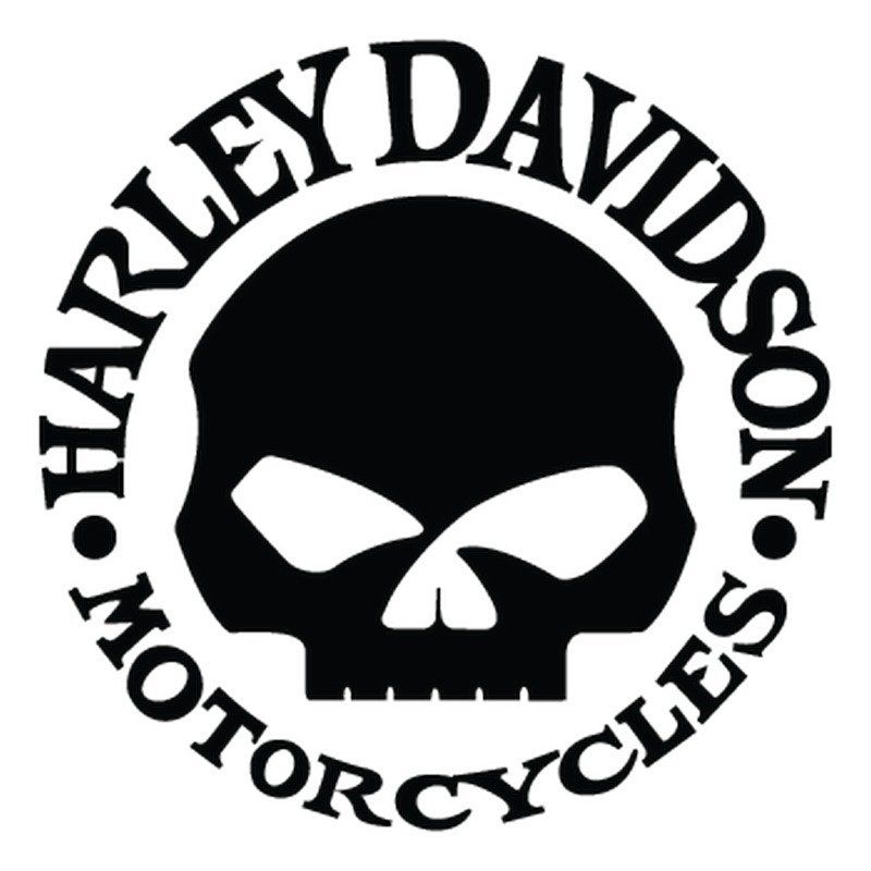 Harley-Davidson Sticker: Autocollant Harley Davidson crâne - J207 – Nuovo e nell'imballaggio originale da Allens venduto da MADE.IN.ROCK.N.ROLL