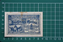 currency voucher austria steyregg 50 heller 1920