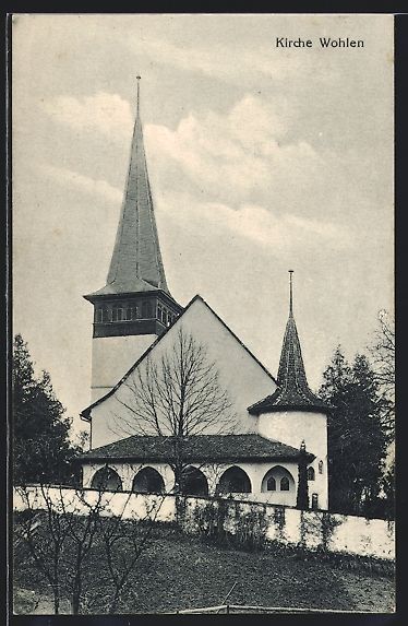 Ansichtskarten: AK Wohlen, An der Kirche – Gebraucht aus Berlin von bartko-reher