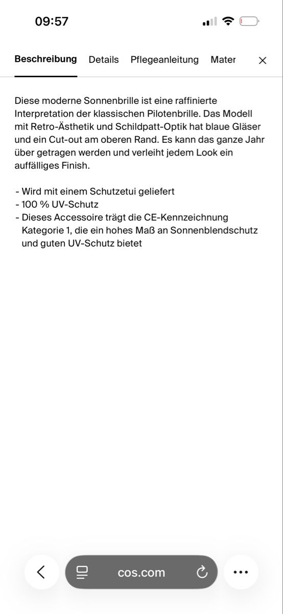 Occhiali & Lenti: Cos sunglasses new – Nuovo (secondo la descrizione) da Oberwil b. Zug venduto da An_you78 3