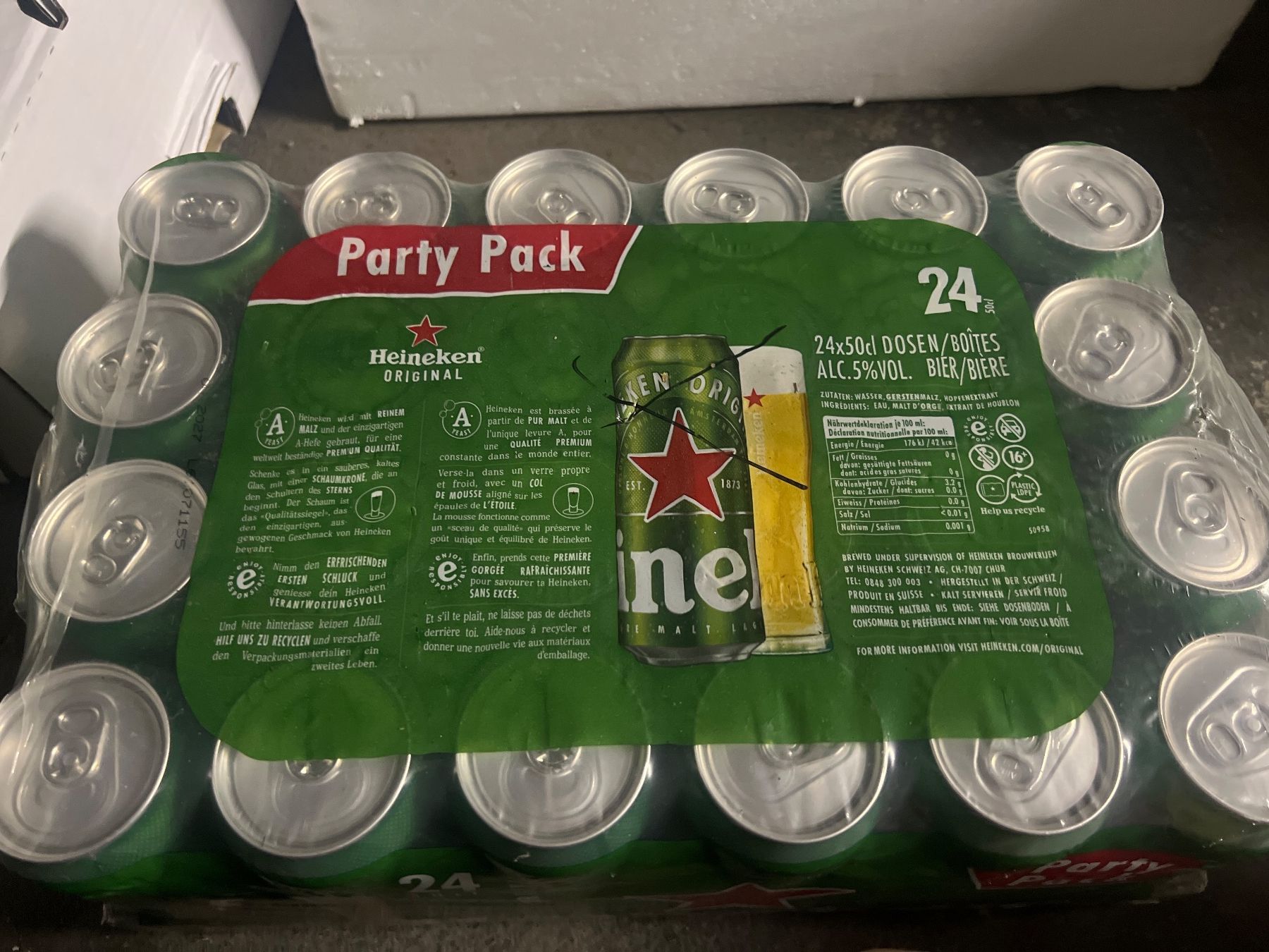 Heineken Bevande alcoliche: Heineken – Nuovo e nell'imballaggio originale da Hettenschwil venduto da Prisle