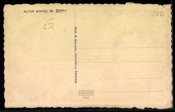 Cartoline postali: Zuoz, Alter Winkel, Ortspartie, Schnee – Usato da Berlin venduto da bartko-reher 1