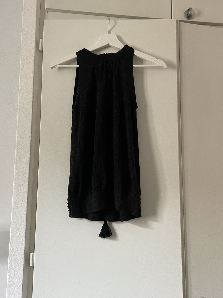 Mango Top: Top noir MNG Suit S, Chic & léger – Nuovo (secondo la descrizione) da Lausanne venduto da LILI0125 1
