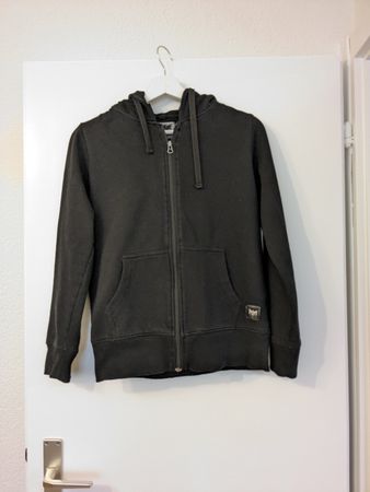 Schwarze Kapuzen-Jacke von Black Premium in Gr. S
