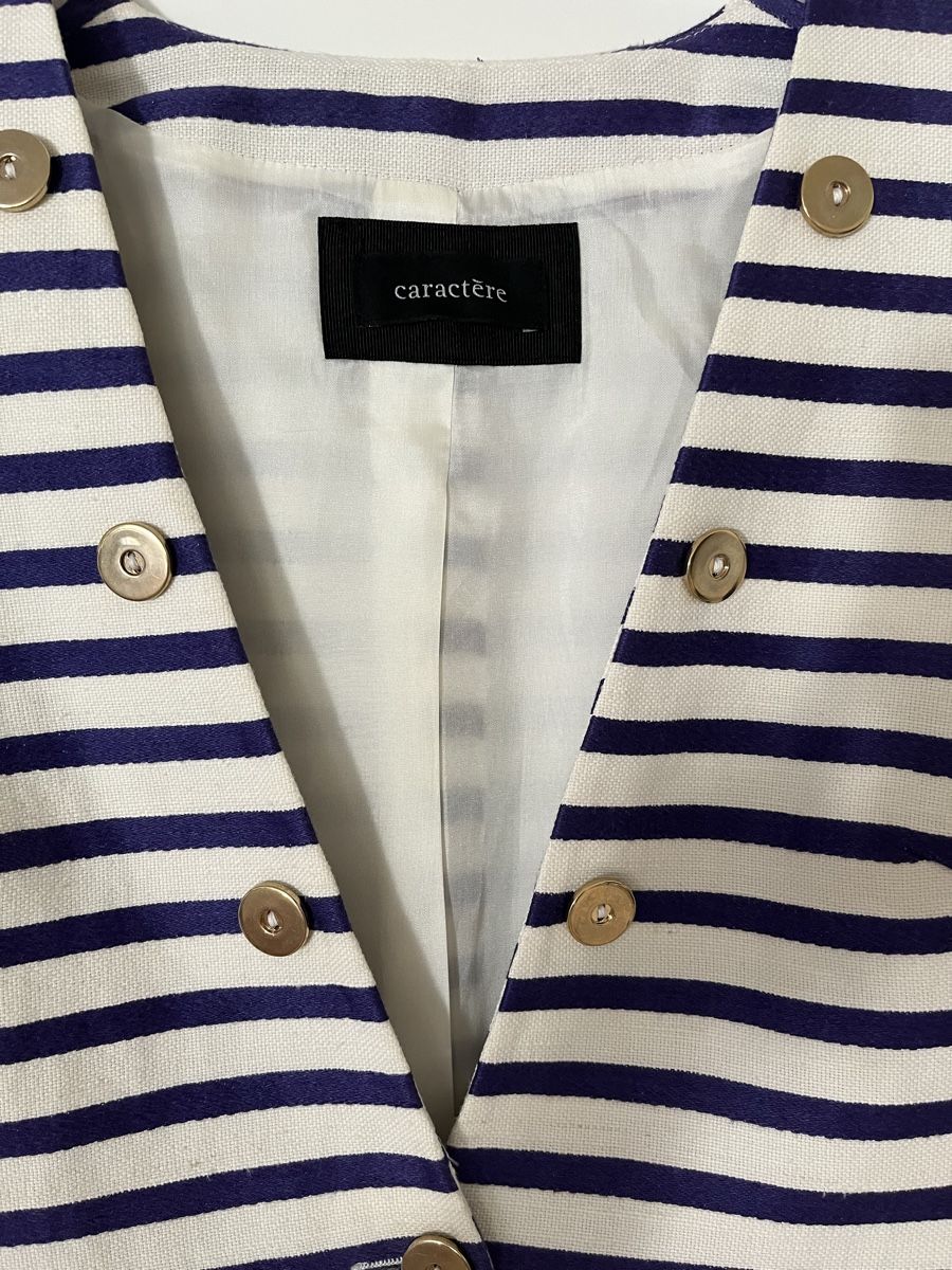 Giacche: Wunderschöner taillierter Blazer blau/violett/ offwithe – Nuovo (secondo la descrizione) da Wermatswil venduto da -secondchance- 1