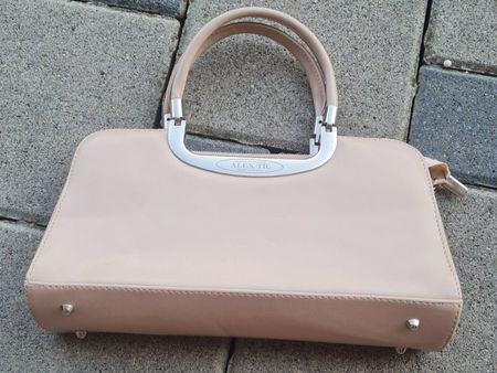 Handtasche / Damen / Beige / Alex Troiani /  Made in Italy
