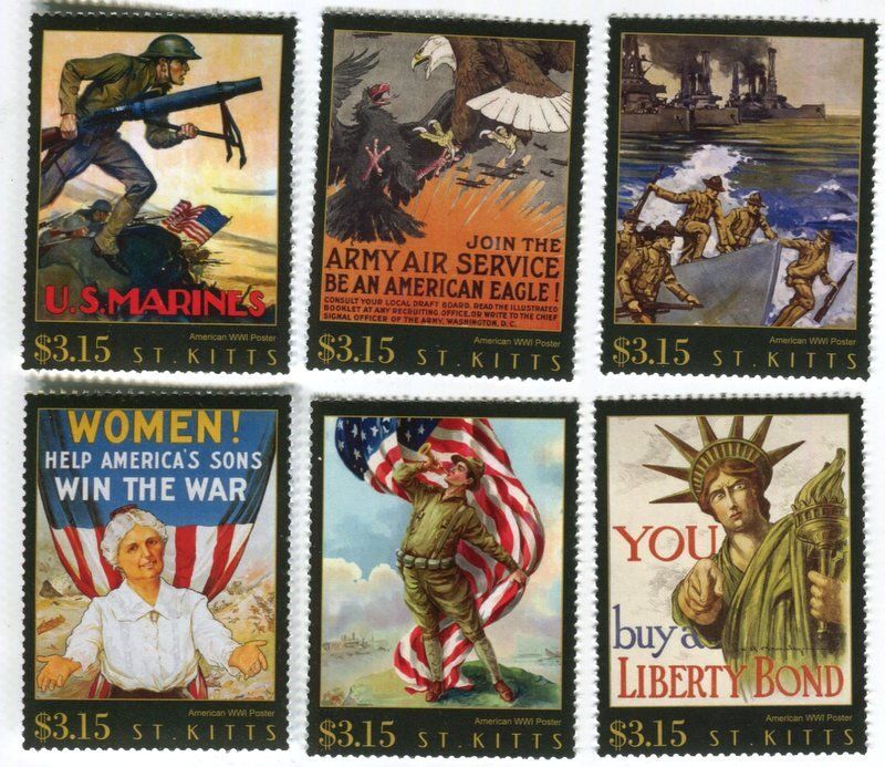 Alle Briefmarken: Briefmarken "1 Weltkrieg". St. Kitts – Neu und originalverpackt aus Basel von Butsch5