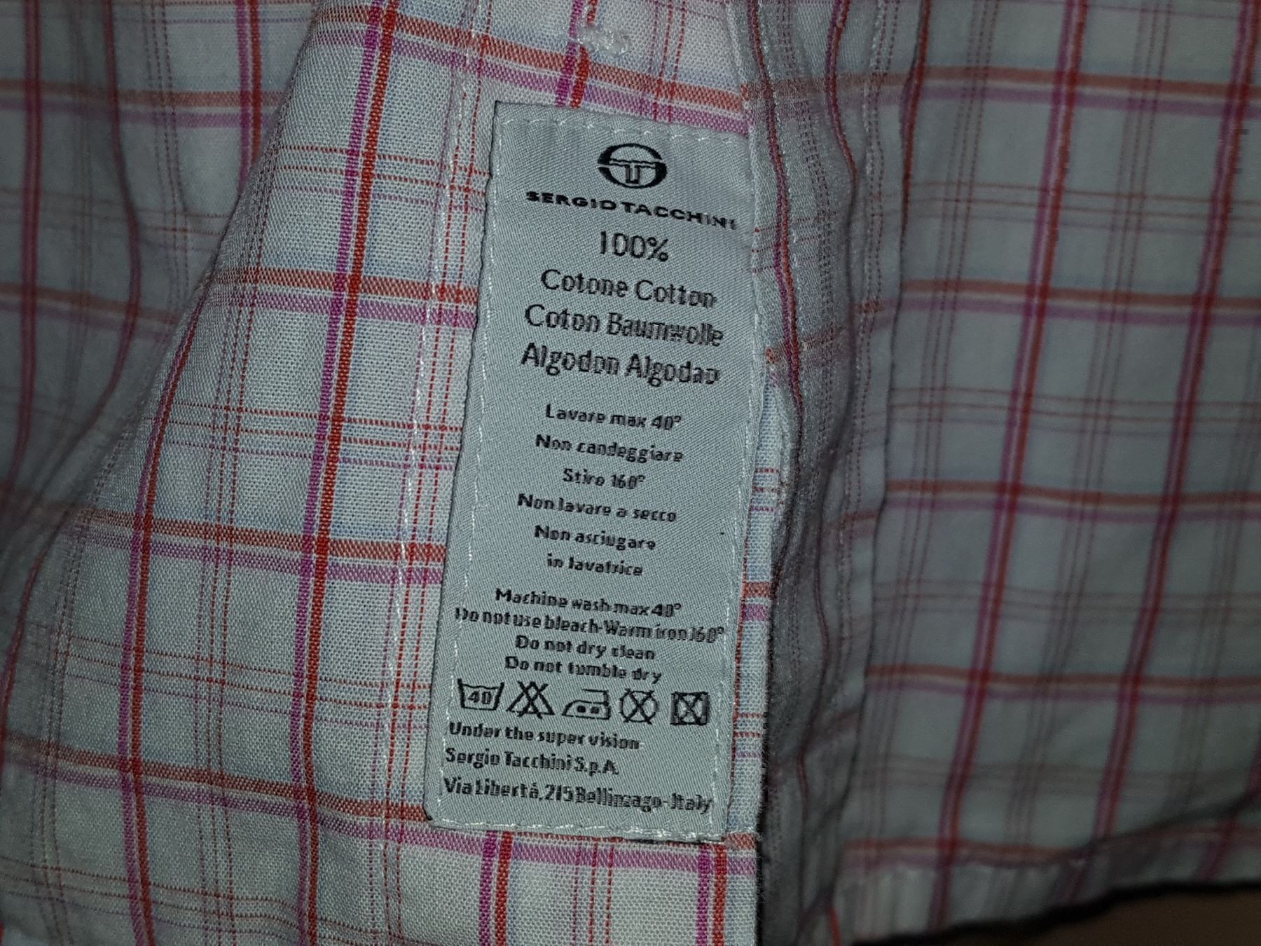 Camicie: SERGIO TACCHINI Chemise / Hemd taille / Grosse S – Usato da Cossonay-ville venduto da Super-Price-Quality 2