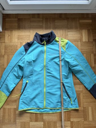 Crane Softshell Jacket Women Blue Green, 42