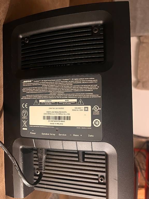 Bose Home Cinema: Bose Subwoofer CineMate 1 – Usato da Spiegel b. Bern venduto da enzominor9 2