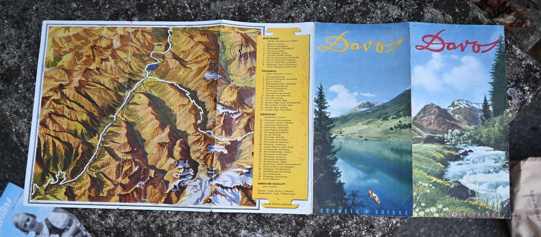 Documents: alter Faltprospekt DAVOS ein sommerparadies – D'occasion à Pfaffhausen par mono_rec 2
