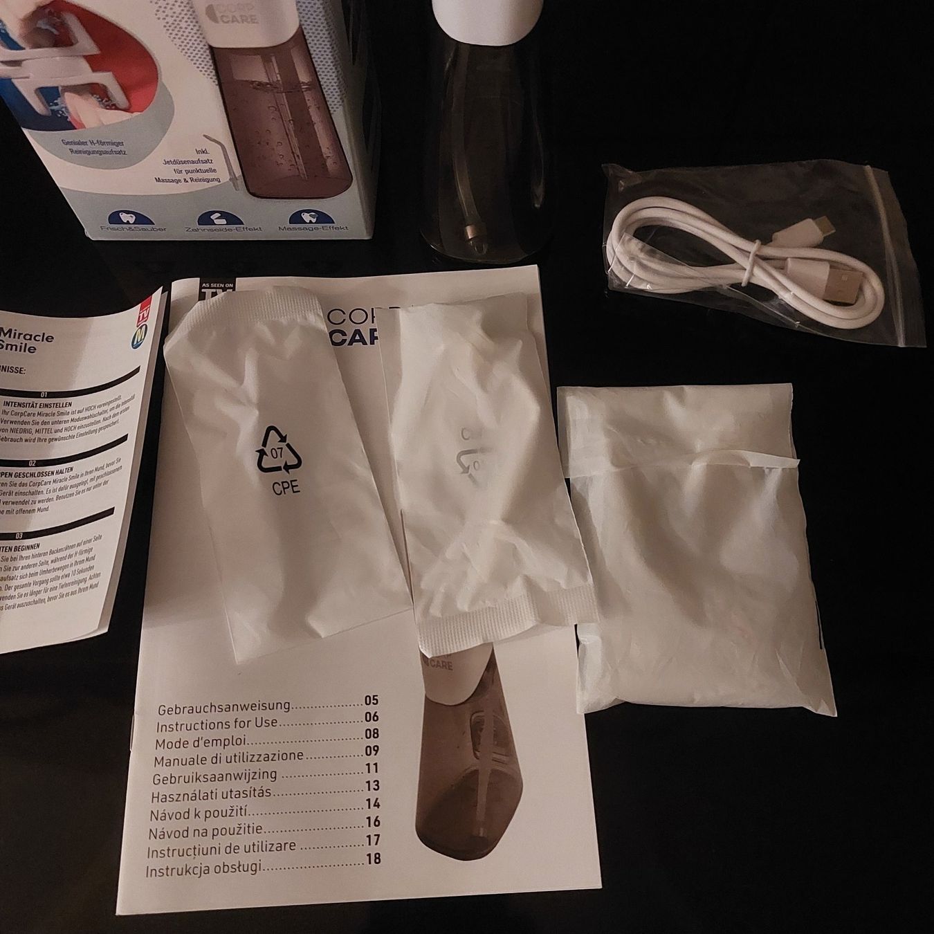 Cura dei denti: Corp Care Miracle Smile Munddusche – Usato da Samstagern venduto da Bladetigi 3