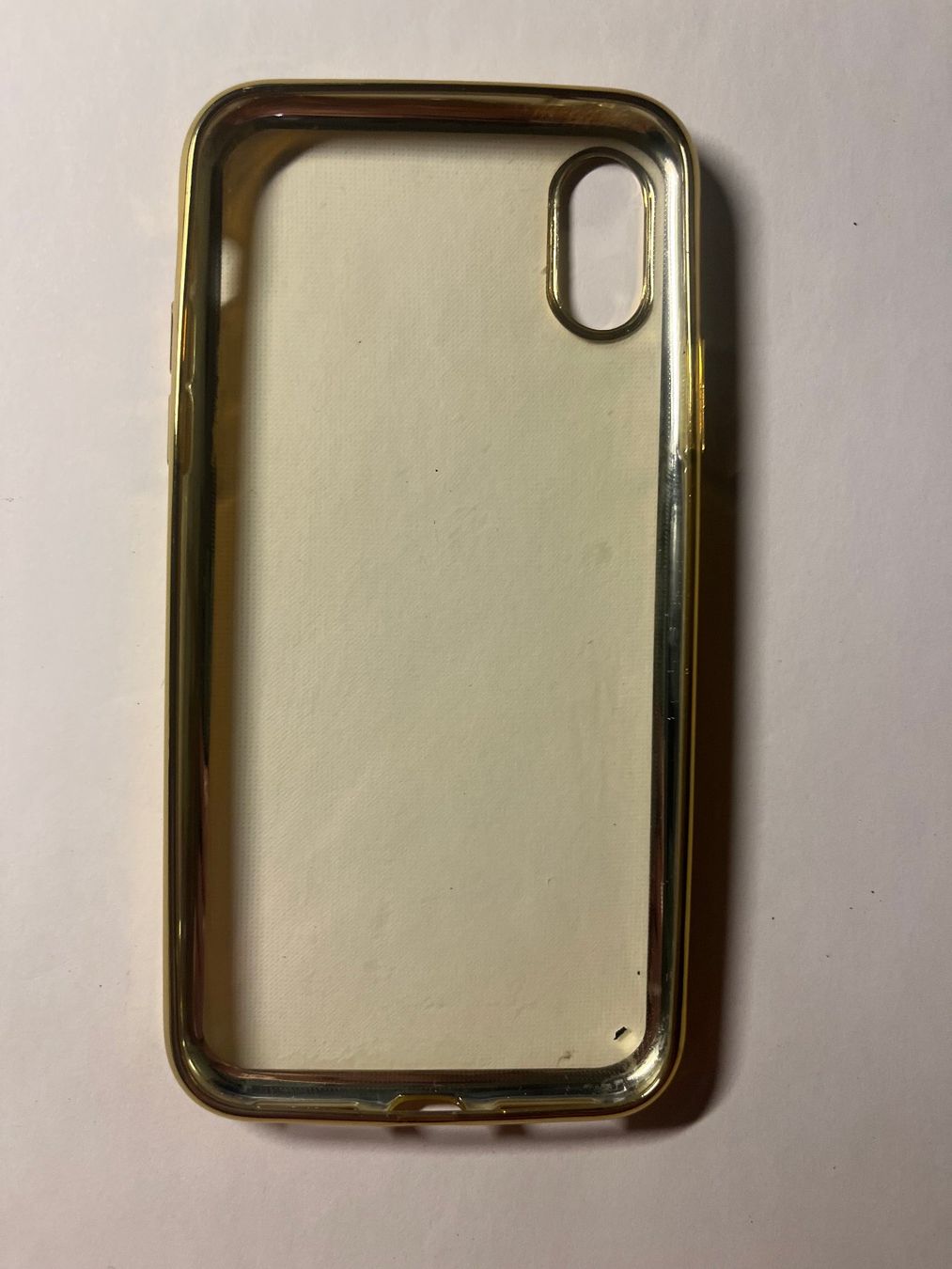 Coques & Protection écran: Schutzhüle Case iPhone X gold – Neuf (Voir description) à Hubersdorf par Gewonnen 1
