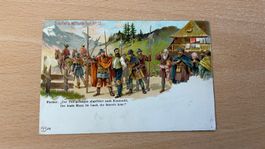 Der Tell gefangen abgeführt nach Küssnacht Antik ok