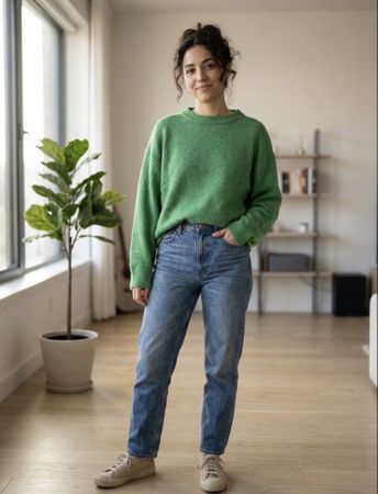 Damen Pullover H&M grün Grösse M in gutem Zustand