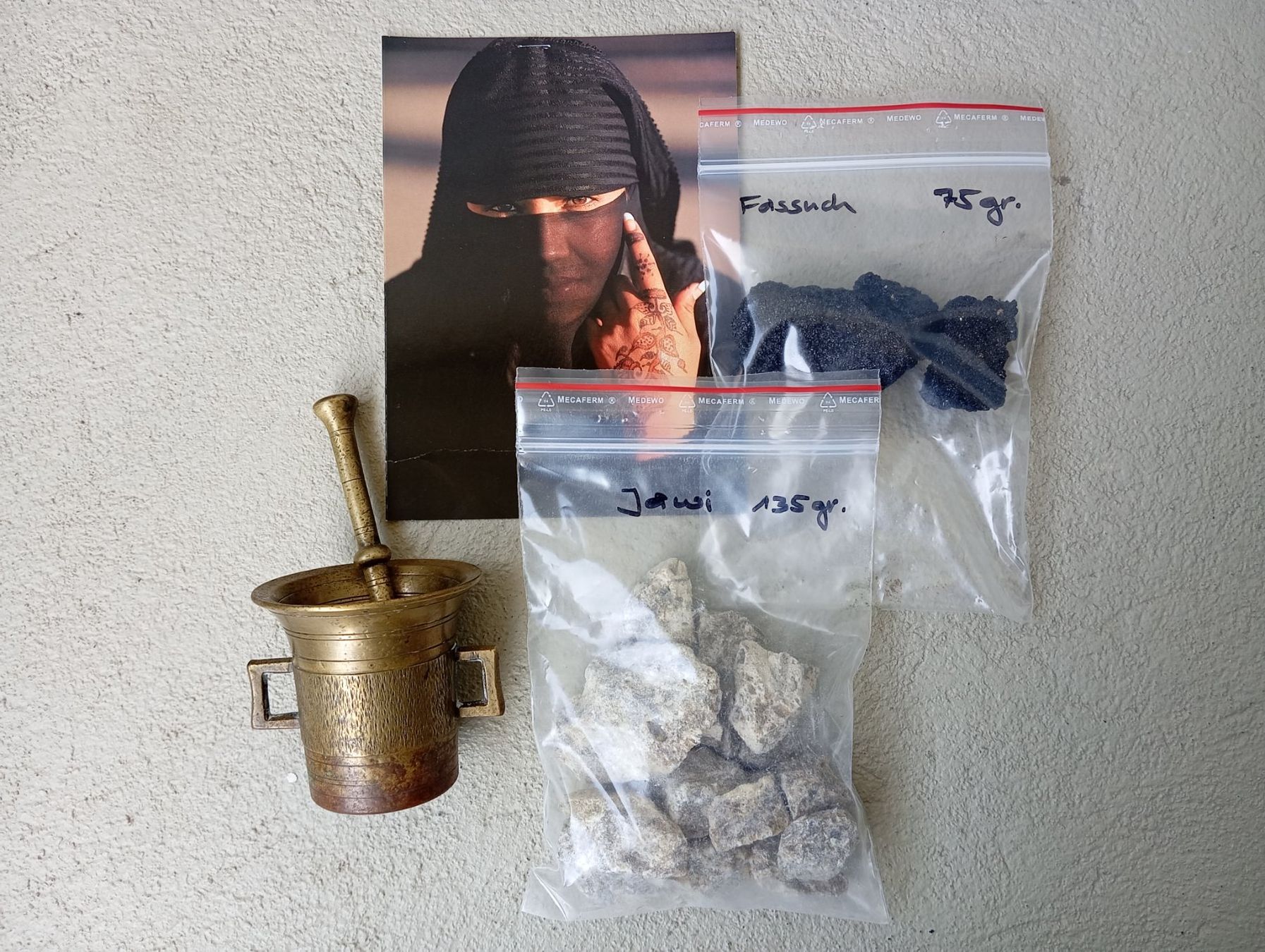Kerzen: "Orient" Räuchermischung -Set & Mörser – Neu (gemäss Beschreibung) aus Zeneggen von shemesh_