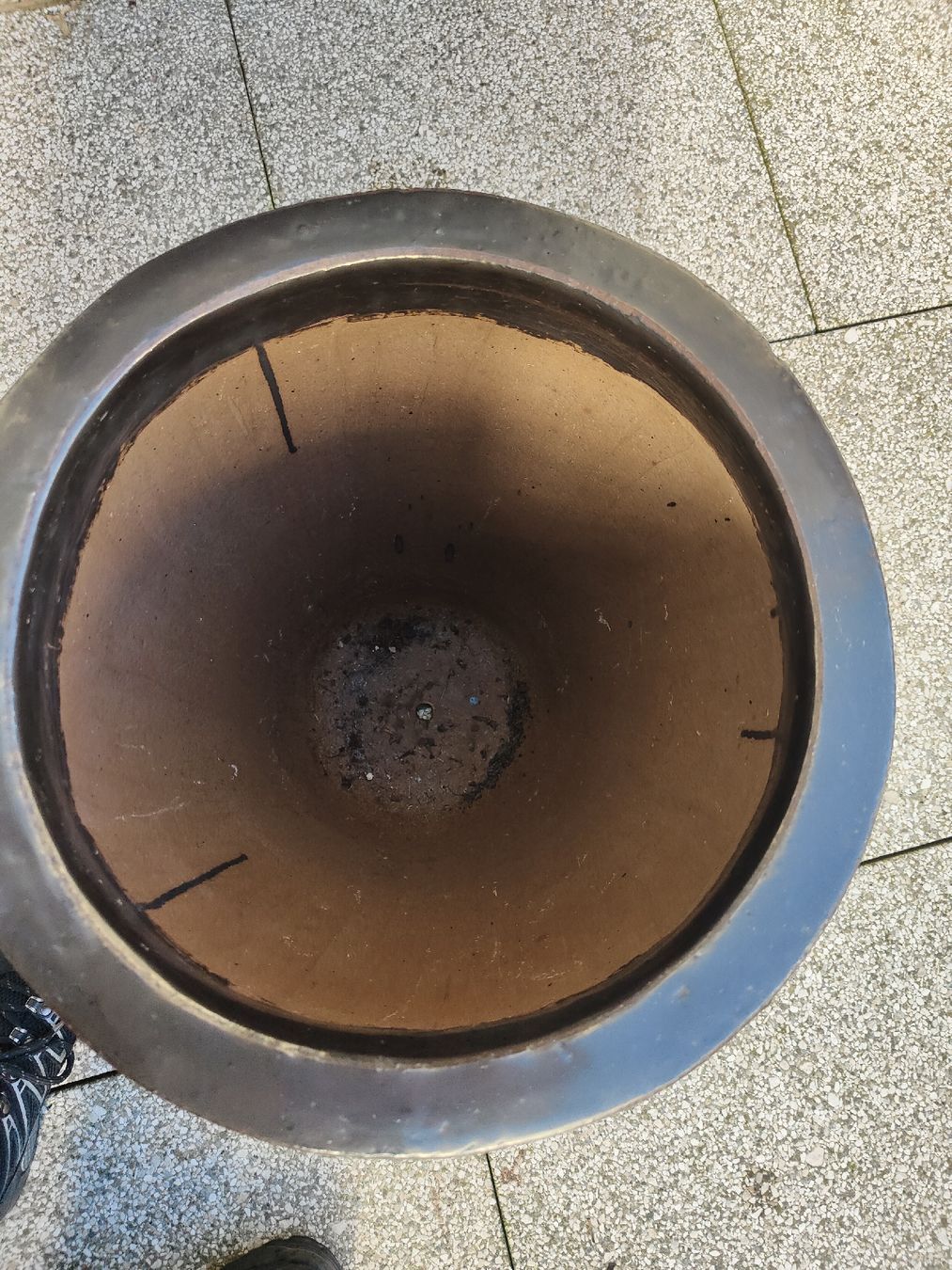 Pentole: Grosser Pflanztopf, Topf, Gartentopf, Durchmesser 36cm – Usato da Schlieren venduto da bingo33 1