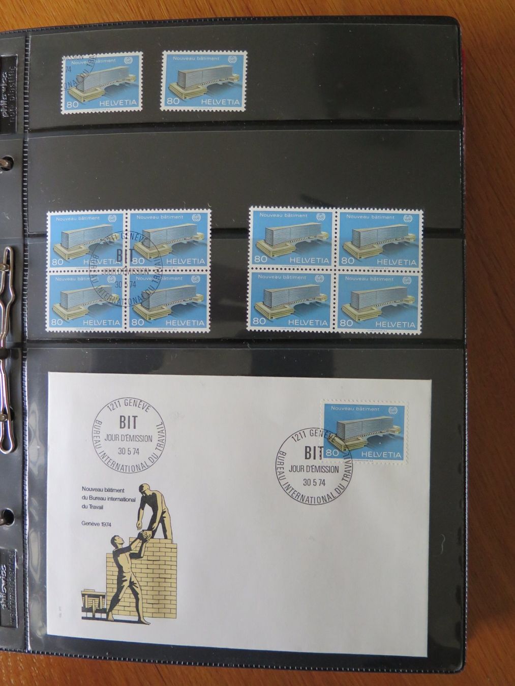 Tutti i francobolli: Dienstmarken FDC + Marken Einzel/4-er Block, auch postfrisch – Usato da Winterthur venduto da Namo1 3