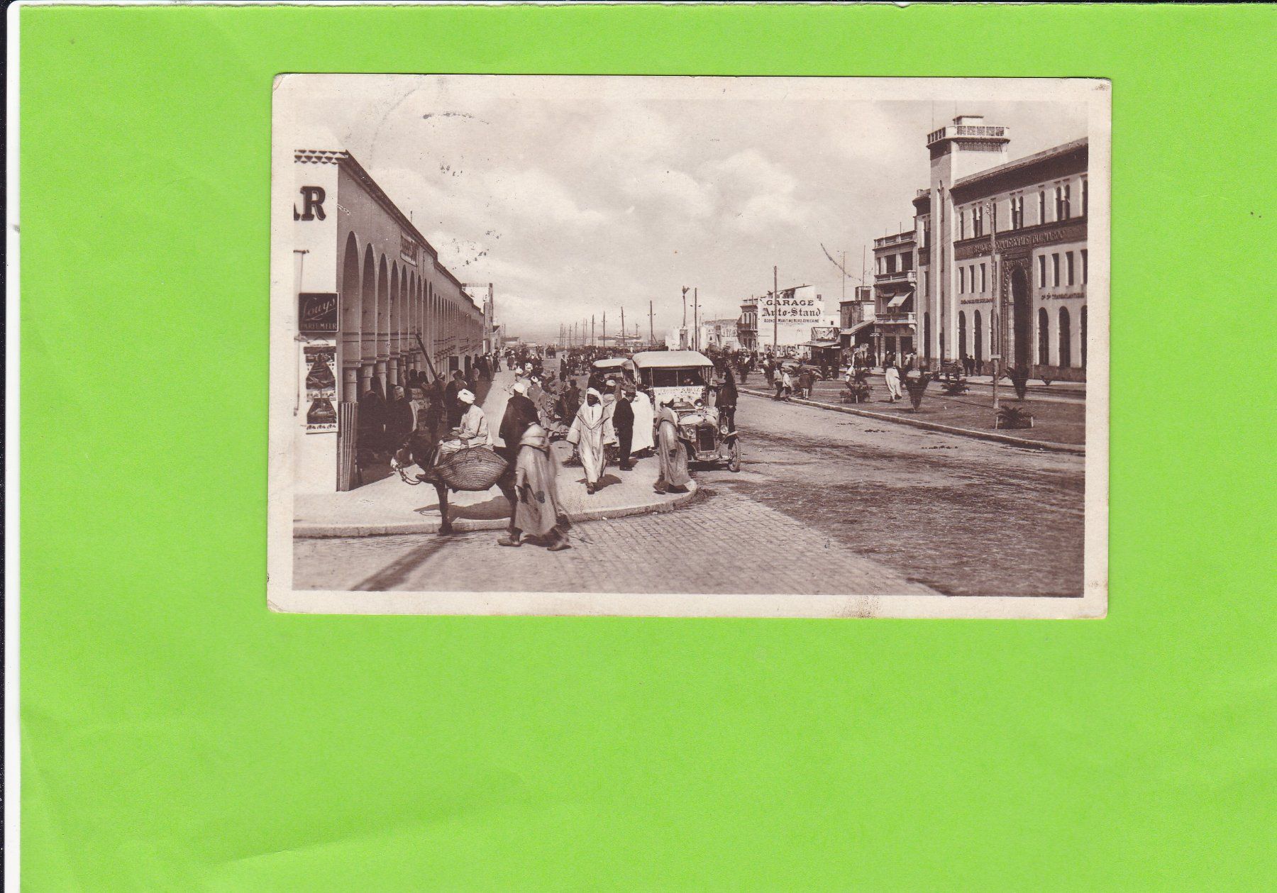 Cartoline postali: Casablanca-Boulevard--1929 – Usato da St. Peterzell venduto da neckertal