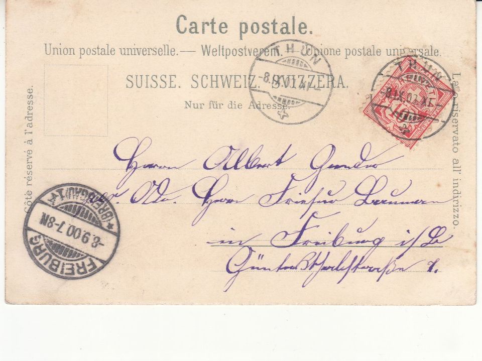 Cartoline postali: Staubbachthal 1900 – Usato da Bürglen TG venduto da StampGraf 1