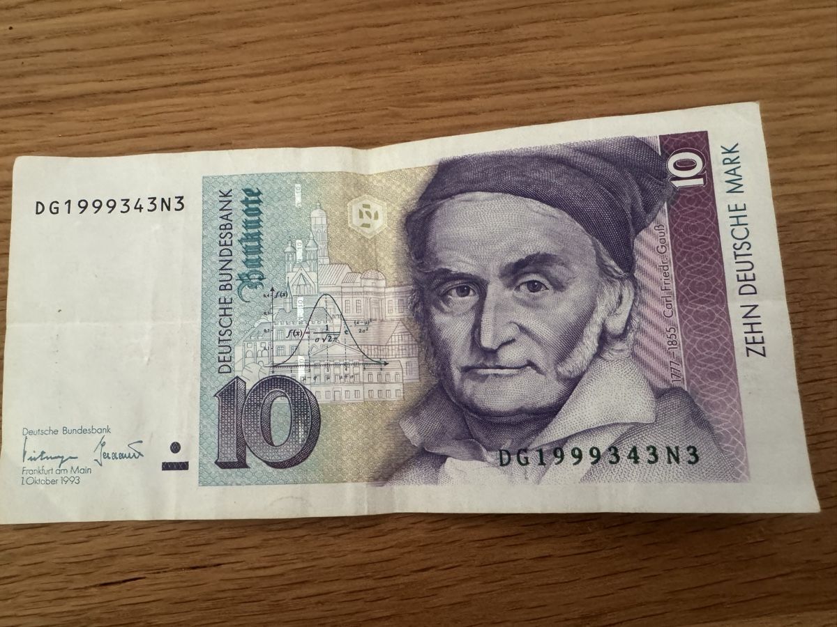 Billets de banque: 10 Deutsche Mark Banknote  – D'occasion à Muhen par Kusi_