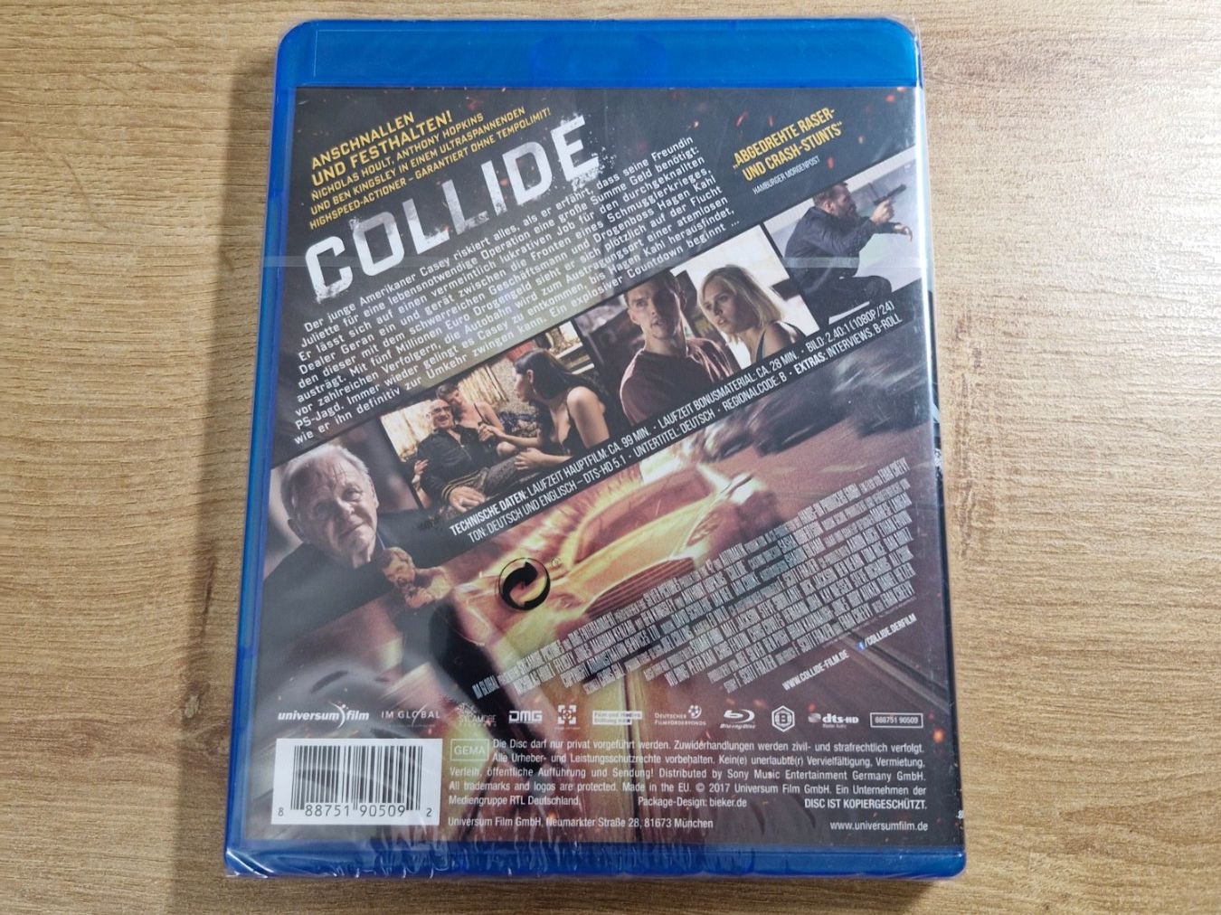 Tous les DVDs: Collide (2016) NEU OVP Bluray – Neuf avec emballage d'origine à Pfungen par Whitie 1