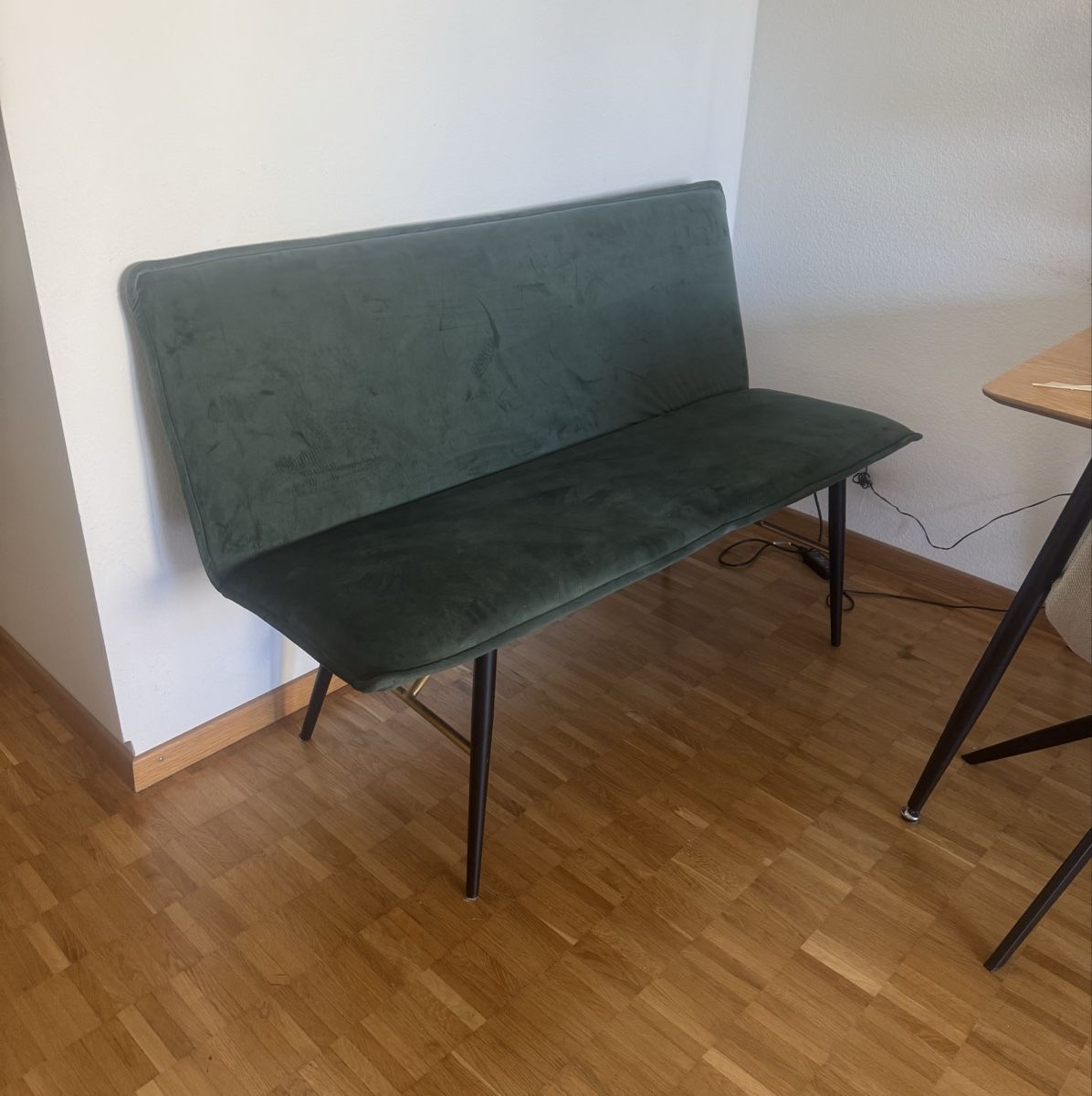 Panchine: Sitzbank aus grünem Samt – Nuovo (secondo la descrizione) da Zürich venduto da Superbrom2000