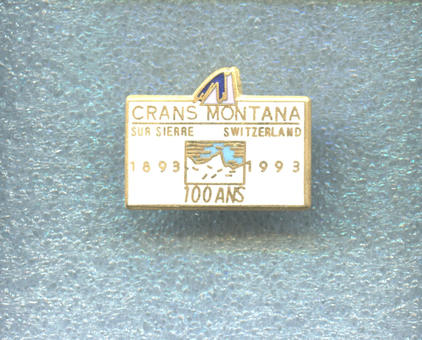 Placchette & Badge: CRANS MONTANA  100 Jahr – Usato da Winterthur venduto da Sammleroase
