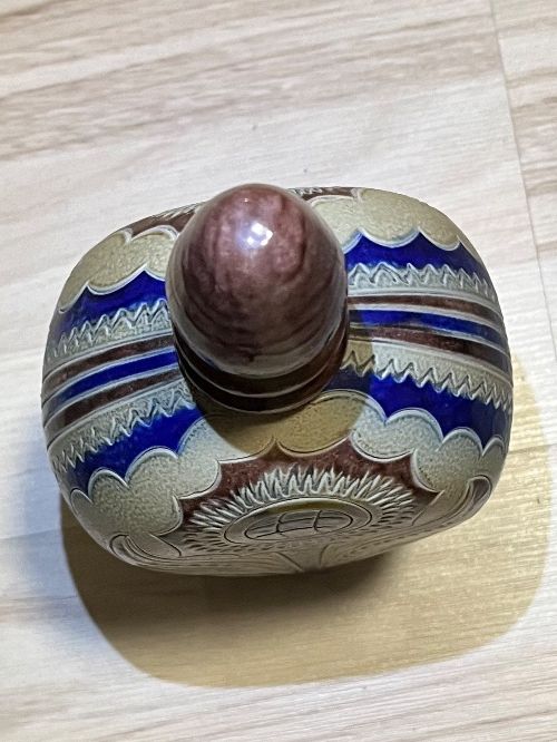 Vasi & Recipienti: Antike GLASUR-KERAMIK-VASE / flach-oval / zirka 1925-1935! – Usato da Frauenfeld venduto da sav_m8xk 7
