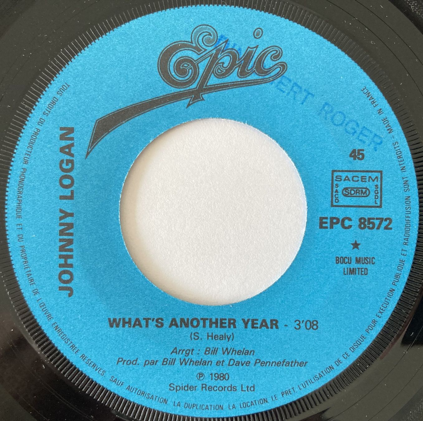 Schallplatten: JOHNNY LOGAN - WHAT'S ANOTHER YEAR – Gebraucht aus Bottens von hotter-than-hell 2
