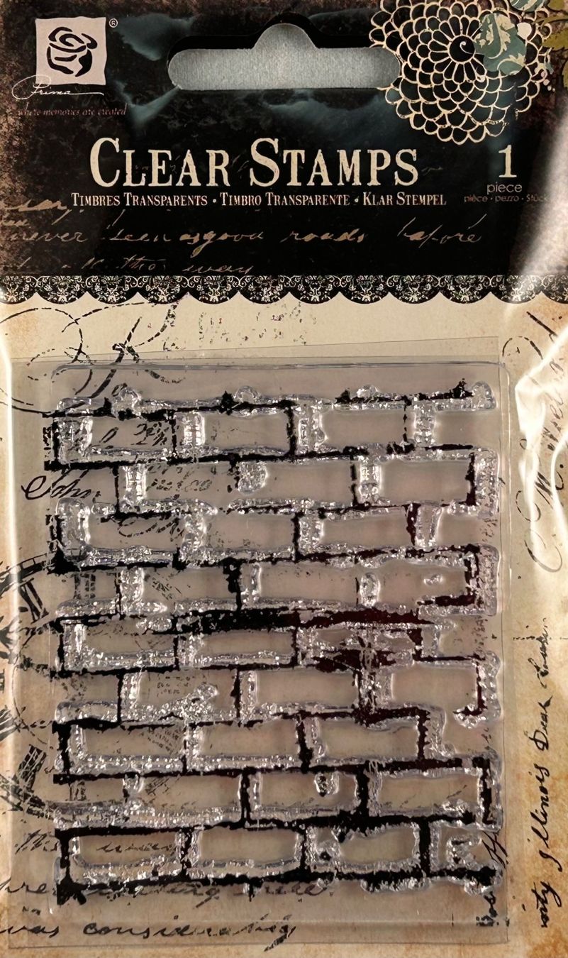 Stempel: Prima Clear Stamps-Brick Wall – Neu und originalverpackt aus Wichtrach von Mona1994