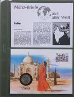 Münzbrief Indien 🇮🇳 1988