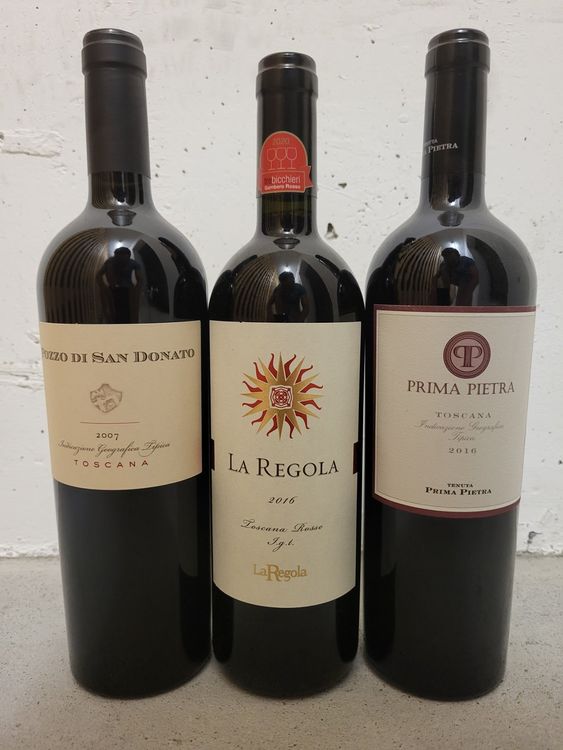 3 Flaschen aus der Toskana | Kaufen auf Ricardo