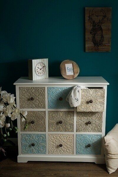 Kommoden: Sideboard, Kommode "Inez", mit 9 Schubladen – Neu und originalverpackt aus Flawil von vivalacasa 7