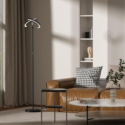 Lampade: LED Stehlampe Wohnzimmer Dimmbar 22W 1300LM Deckenfluter – Nuovo e nell'imballaggio originale da Hundwil venduto da Mr.Wong 2