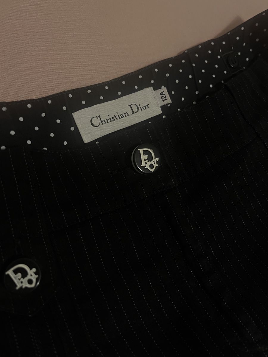 Dior Röcke: Dior Minirock schwarz gestreift – Gebraucht aus Riehen von sof_2xg6 3