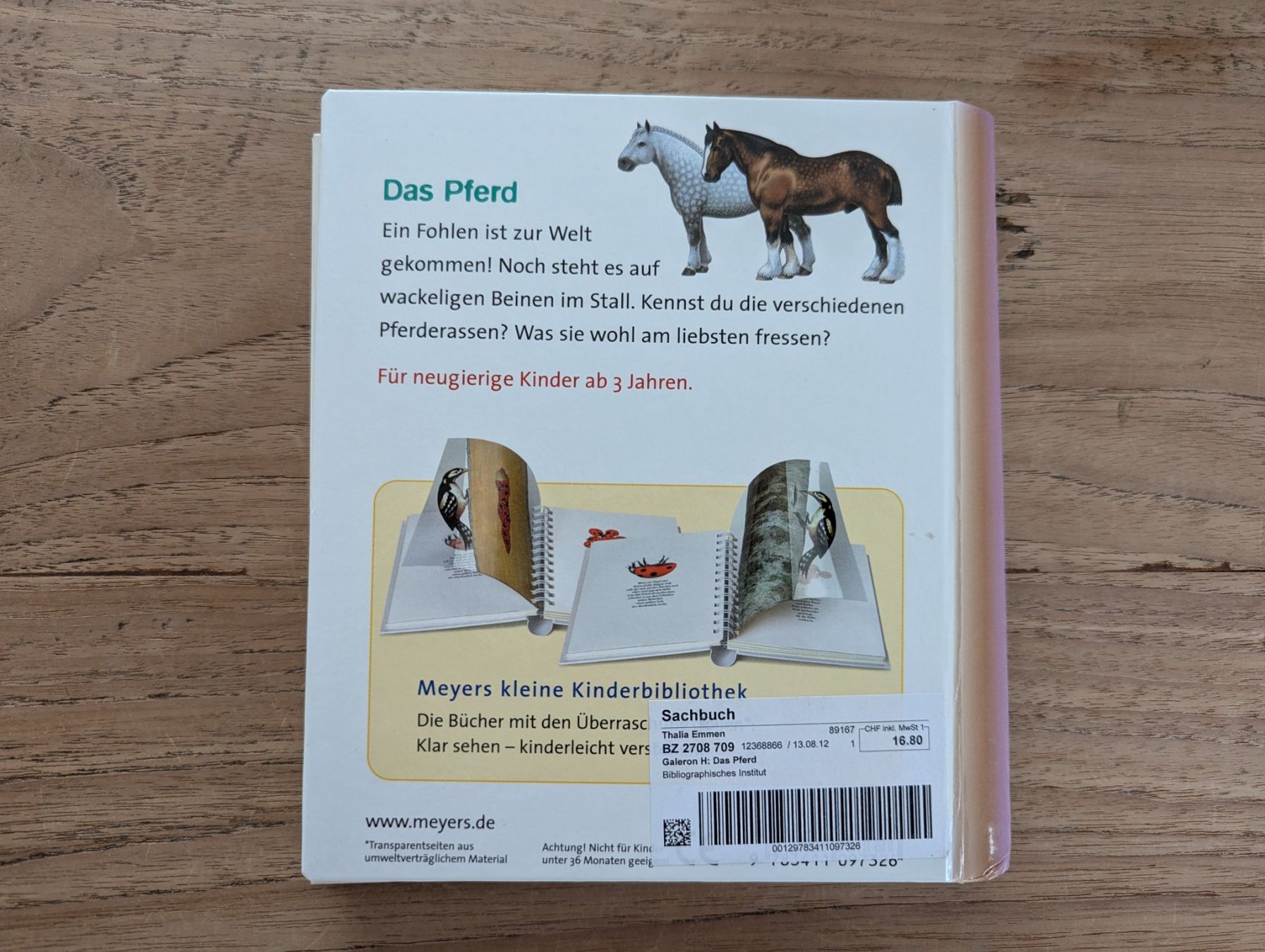 Libri: Bilderbuch: Das Pferd – Usato da Inwil venduto da rednag_tam 2