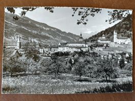 Alte Ansichtskarte Chur mit Falknis 1949 gestempelt