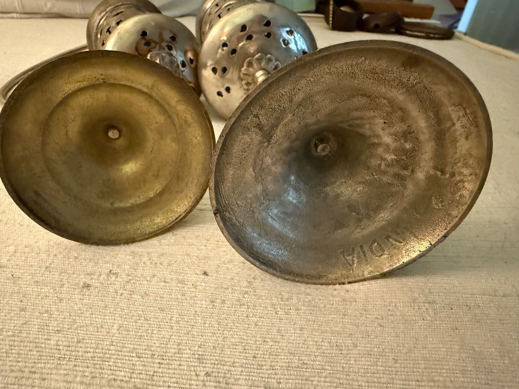 Portacandele: 2 Vintage Windlichter mit Patina – Usato da Rorbas venduto da tun_m7fz 4