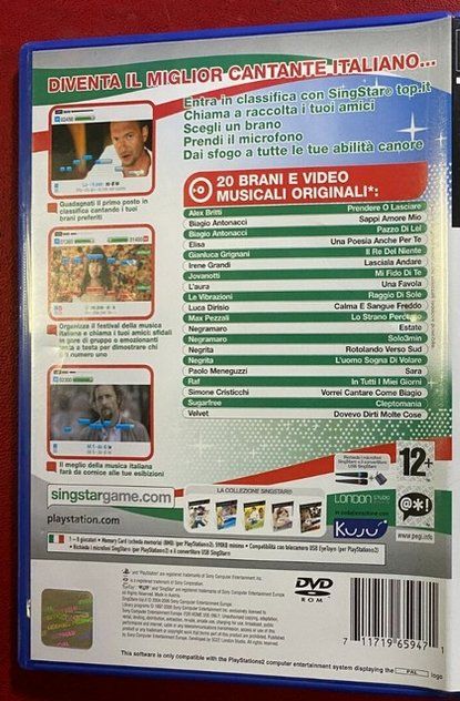 Sony Spiele: Singstar Top.It    (Italiano)   PS2 – Gebraucht aus St.Galllen von elkaphone 3