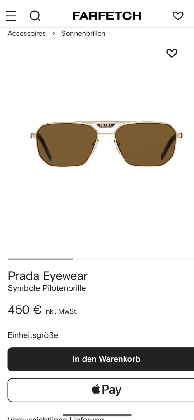 Occhiali & Lenti: Prada Sonnenbrille – Usato da Basel venduto da Lady_591-184_