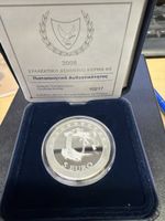 (46)Zypern Silbermünze 5 Euro 2008 mit Zertifikat im Etui
