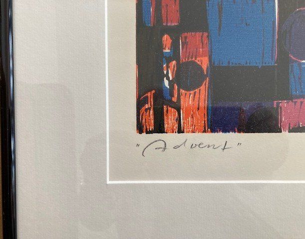 Xilografie: Nold Andrea. Advent – Usato da Frauenfeld venduto da Peterwalter 2