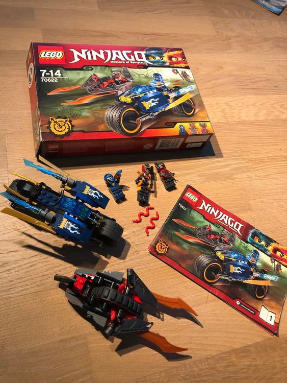 LEGO Ninjago 70622, Katana V11 und Splyder-Bike, komplett (Gebraucht ...